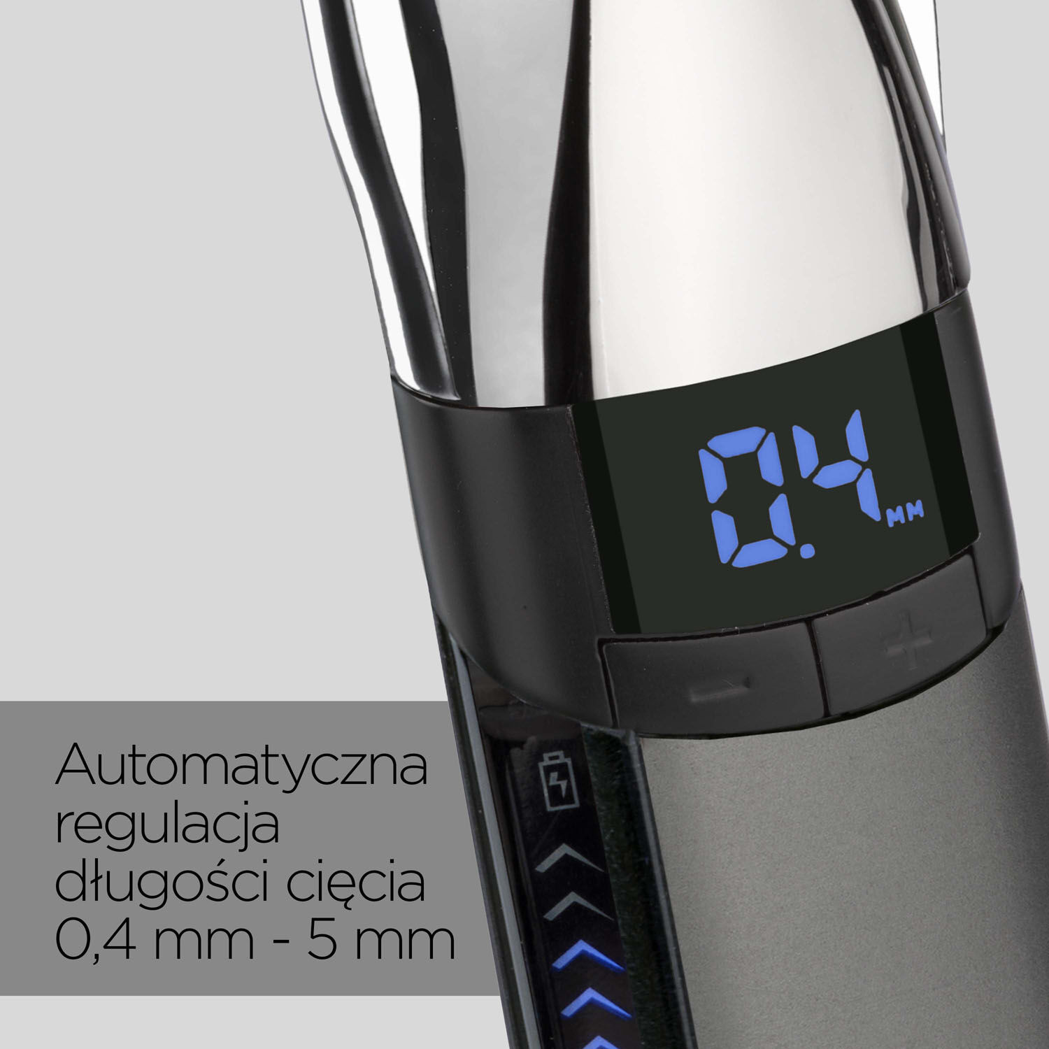 Automatyczna regulacja długości cięcia 0,4 mm - 5 mm